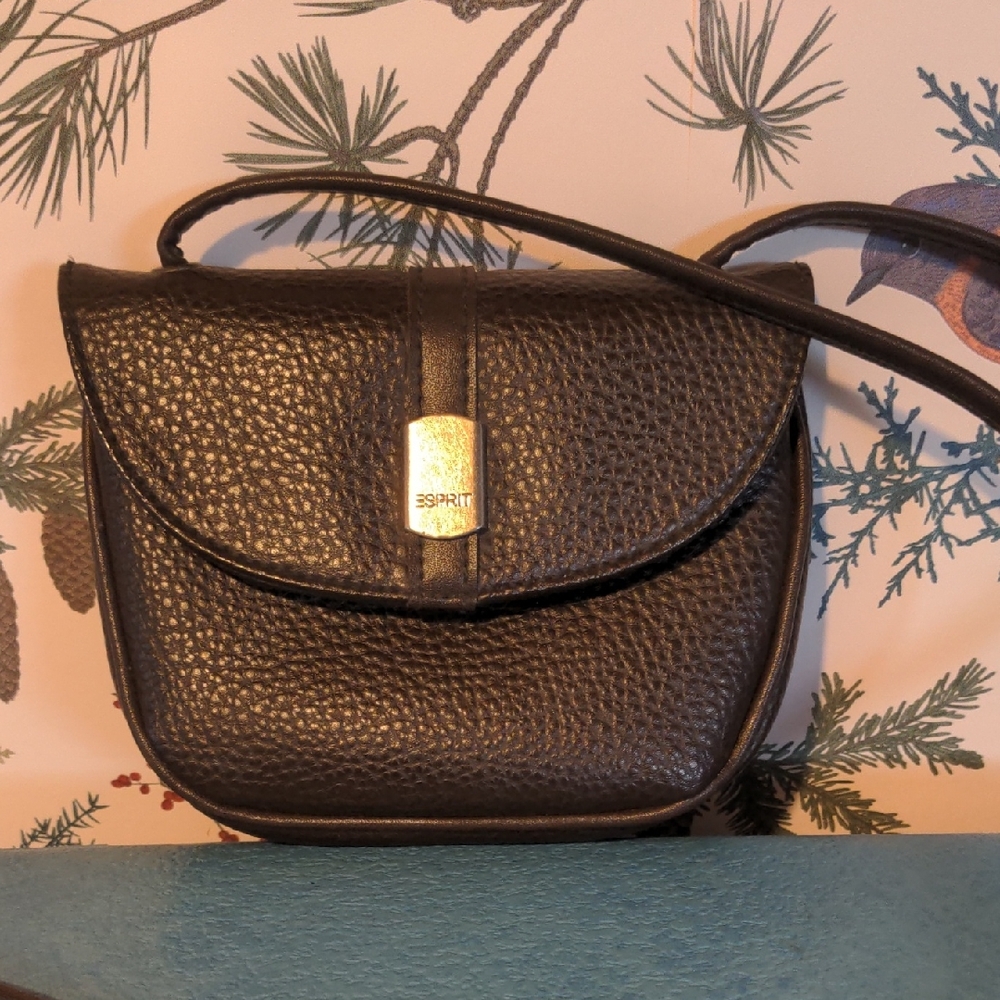 Small Esprit Pebbled Crossbody Bag